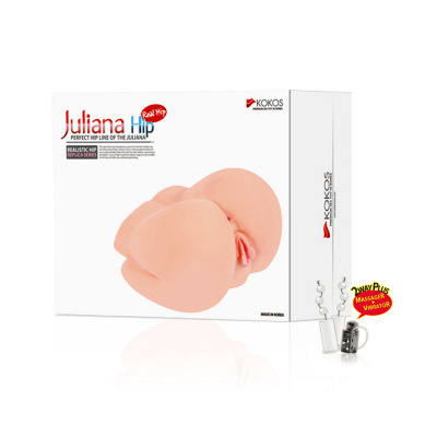 Juliana, мастурбатор вагина и анус полуторс с вибрацией и ротацией (M01-002-02V)