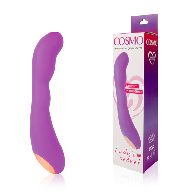 ВИБРОМАССАЖЁР 20 режимов вибрации, цвет фиолетовый, L 222 мм D 35 мм (CSM-23056)