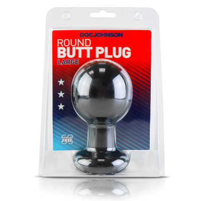 Анальная пробка большого размера Round Butt Plugs Large (244-59 CD DJ)