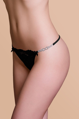 Трусики со стразами Joli Fiona, черный, OS (0T-00011670)