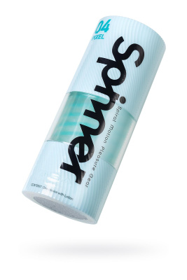 Нереалистичный мастурбатор TENGA SPINNER Pixel, TPE, бирюзовый, 14 см (УТ-00003911)